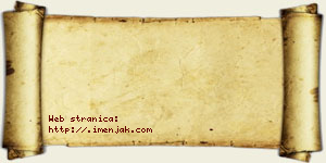 Lena Pjanić vizit kartica